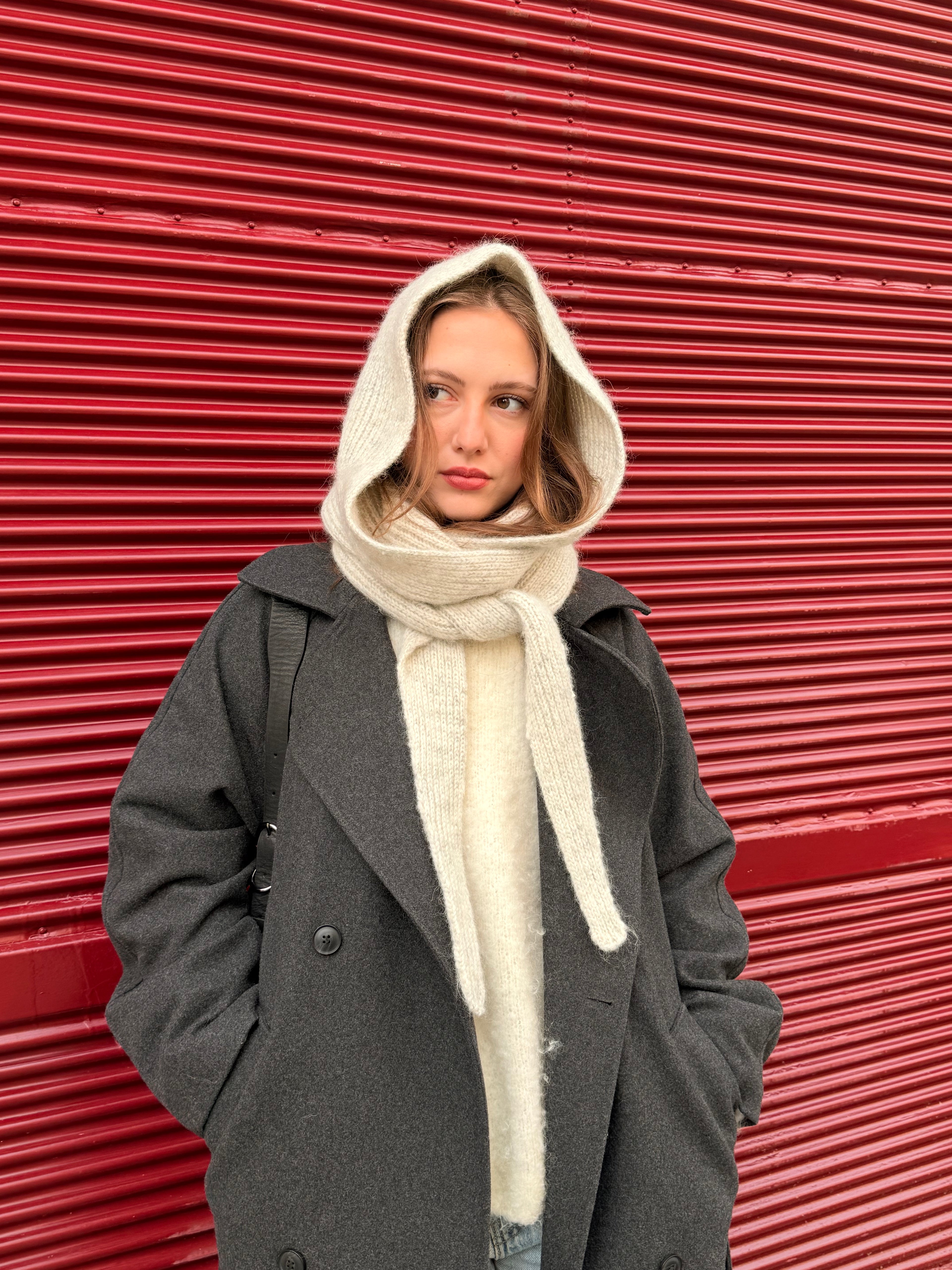 Babushka melange grey