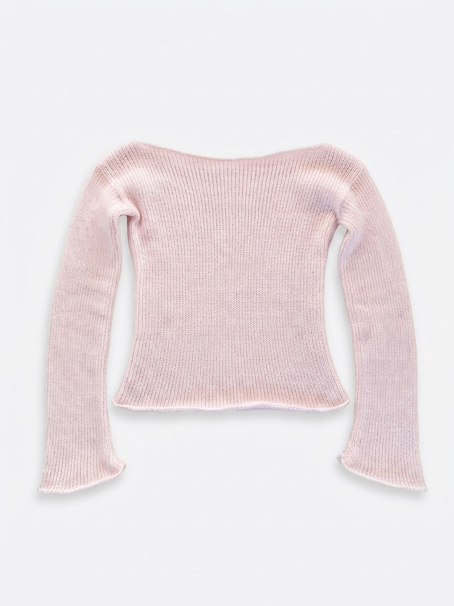 Baby pink svetr