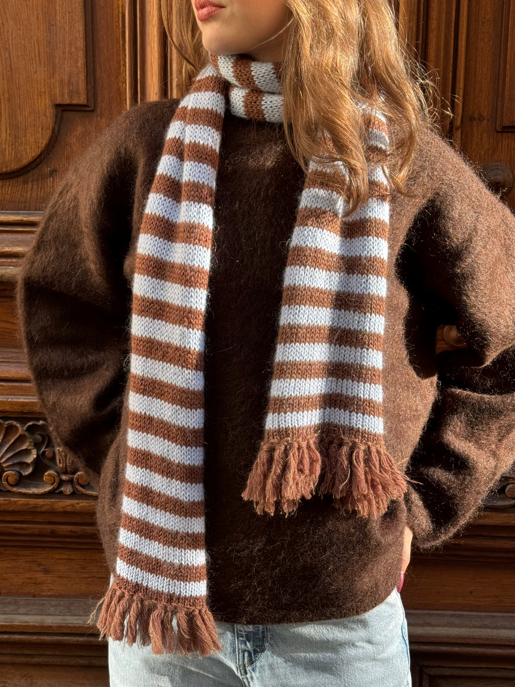 Stripe scarf